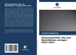 Zeitungsartikel, die zum Nachdenken anregen 2015¿2017