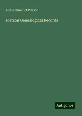 Pierson Genealogical Records