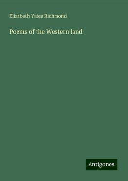 Poems of the Western land