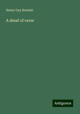 A sheaf of verse