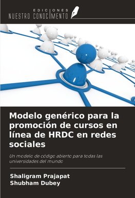 Modelo genérico para la promoción de cursos en línea de HRDC en redes sociales