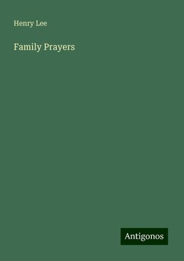 Family Prayers