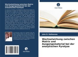 Wechselwirkung zwischen Matrix und Ausgangsmaterial bei der analytischen Pyrolyse