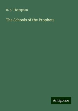 The Schools of the Prophets