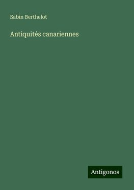 Antiquités canariennes