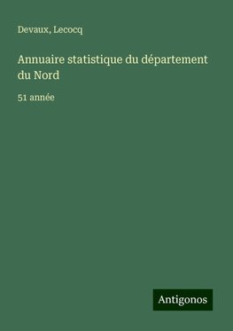 Annuaire statistique du département du Nord