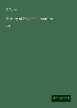 History of English Literature