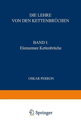 Die Lehre von den Kettenbrüchen