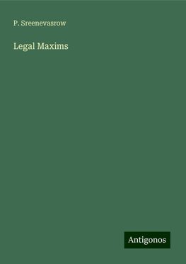 Legal Maxims