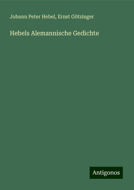 Hebels Alemannische Gedichte