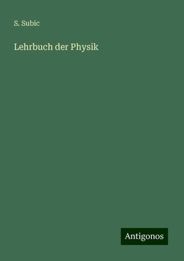 Lehrbuch der Physik