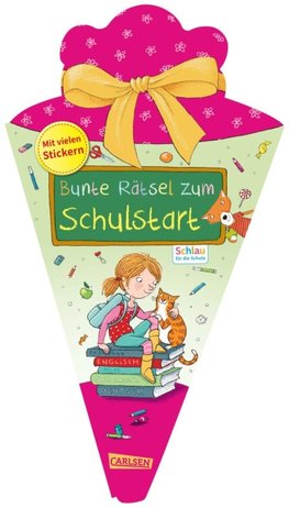 Schlau für die Schule: Bunte Rätsel zum Schulstart (Schultüte 2025 rosa)