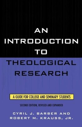 Introduction to Theological Research