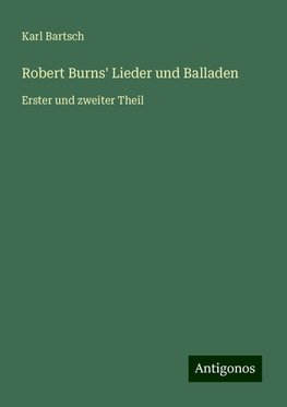 Robert Burns' Lieder und Balladen