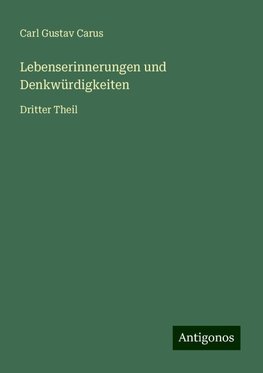 Lebenserinnerungen und Denkwürdigkeiten