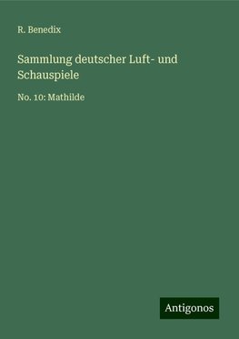 Sammlung deutscher Luft- und Schauspiele