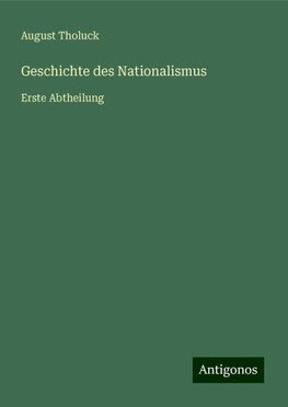 Geschichte des Nationalismus