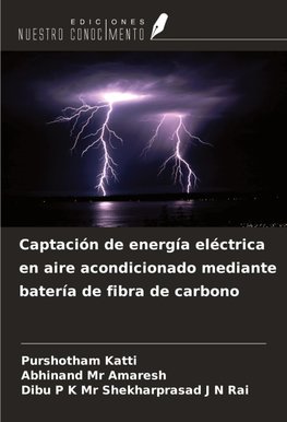 Captación de energía eléctrica en aire acondicionado mediante batería de fibra de carbono