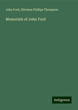 Memorials of John Ford