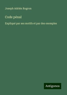 Code pénal