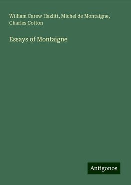 Essays of Montaigne