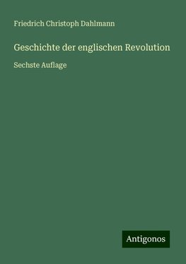 Geschichte der englischen Revolution