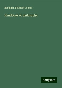 Handbook of philosophy