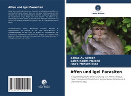 Affen und Igel Parasiten