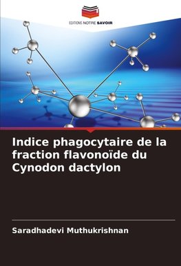 Indice phagocytaire de la fraction flavonoïde du Cynodon dactylon