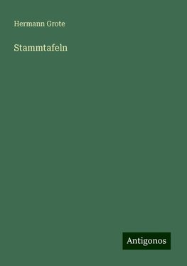 Stammtafeln