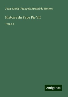 Histoire du Pape Pie VII