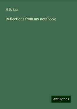 Reflections from my notebook