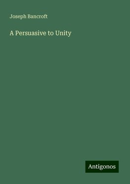 A Persuasive to Unity