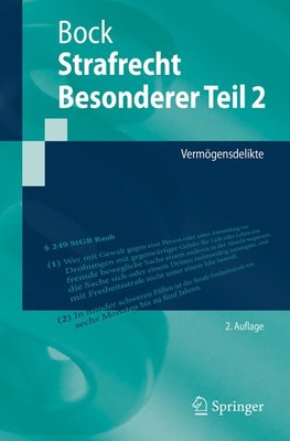 Strafrecht Besonderer Teil 2