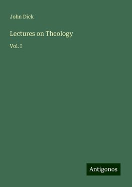 Lectures on Theology