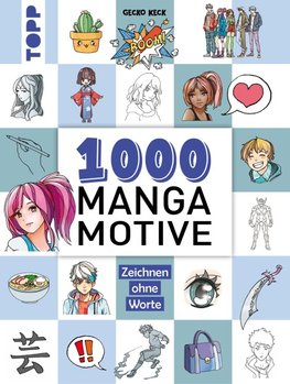 1000 Manga Motive zeichnen