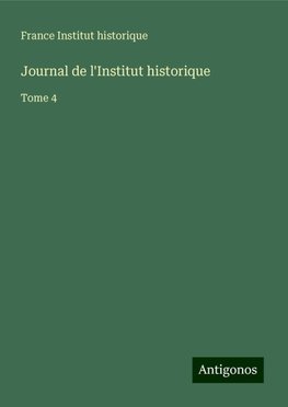 Journal de l'Institut historique