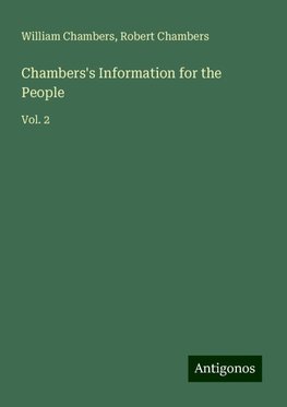 Chambers's Information for the People