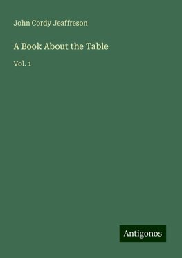 A Book About the Table