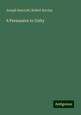 A Persuasive to Unity