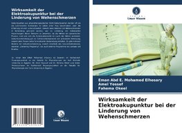 Wirksamkeit der Elektroakupunktur bei der Linderung von Wehenschmerzen