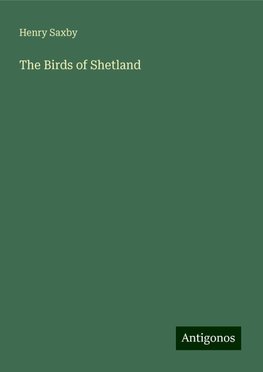 The Birds of Shetland