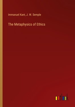 The Metaphysics of Ethics