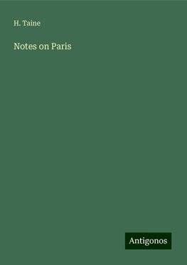 Notes on Paris