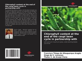 Chlorophyll content at the end of the caupi bean cycle in partnership with