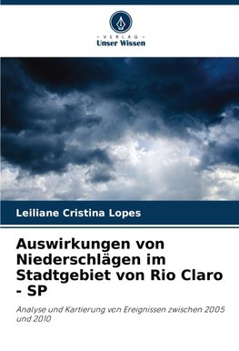 Auswirkungen von Niederschlägen im Stadtgebiet von Rio Claro - SP