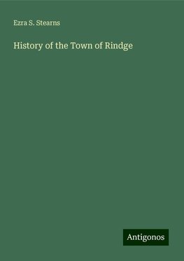 History of the Town of Rindge