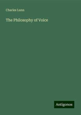 The Philosophy of Voice