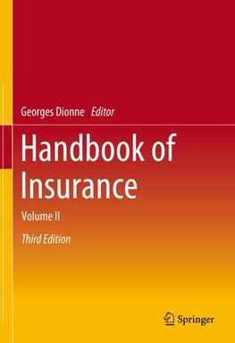 Handbook of Insurance Volume II