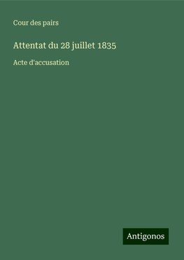 Attentat du 28 juillet 1835